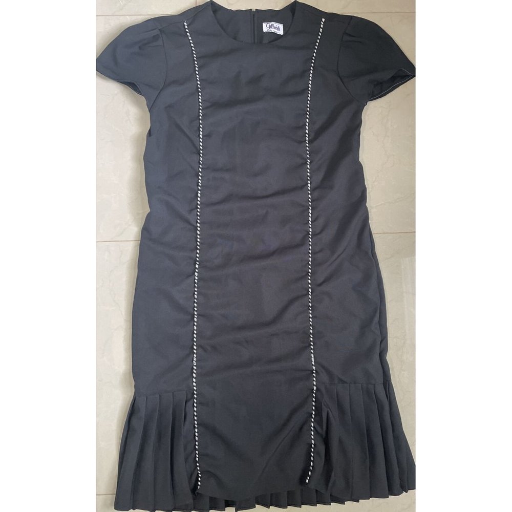 VTG Womens Shift Dress Black Gilberti  Size 20W